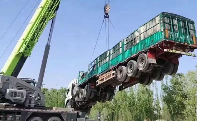 华州区道路脱困救援案例